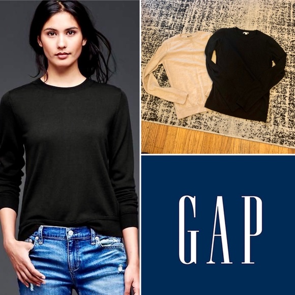 100% Merino Wool Sweater, Sz Medium, Tan Only - Picture 1 of 9